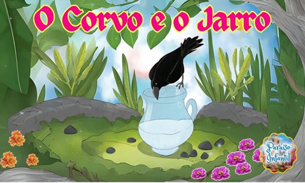 O corvo e o jarro